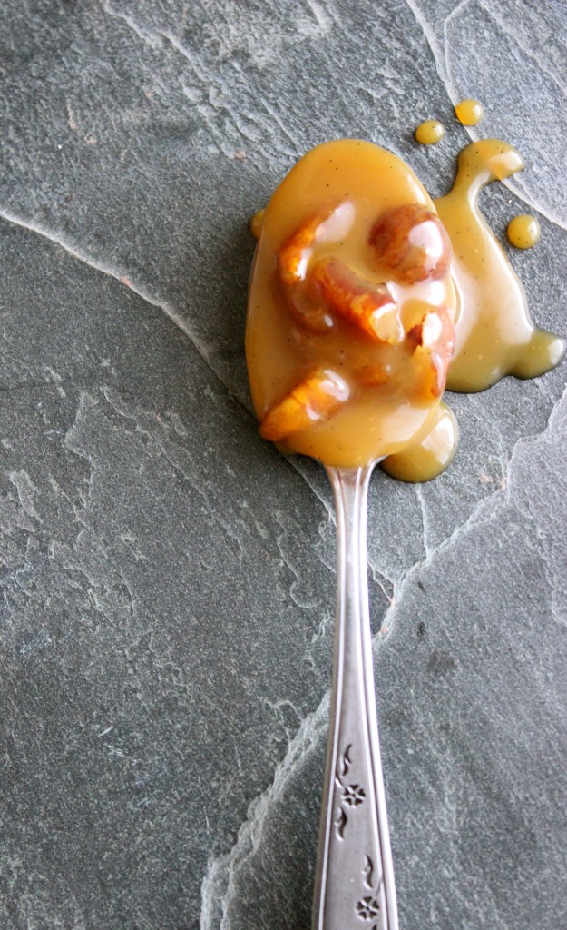 Bourbon Pecan Caramel Sauce