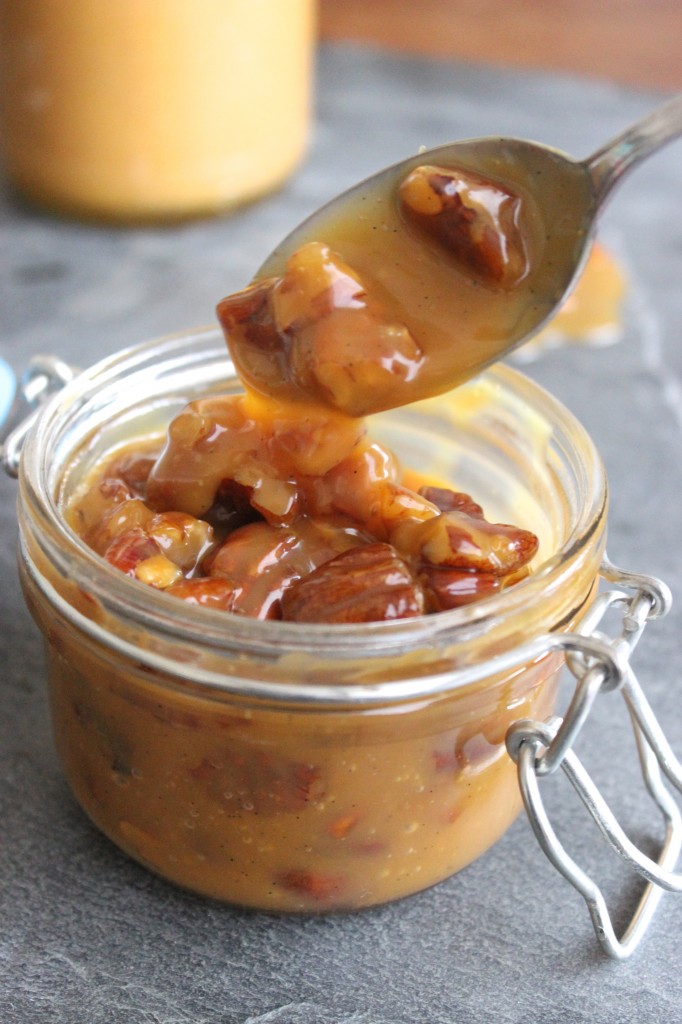 Bourbon Pecan Caramel Sauce